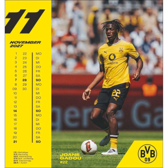 Borussia Dortmund naptár 2027 Postcard