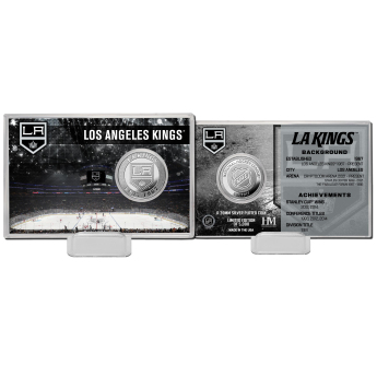 Los Angeles Kings gyűjtői érmék History Silver Coin Card Limited Edition od 5000