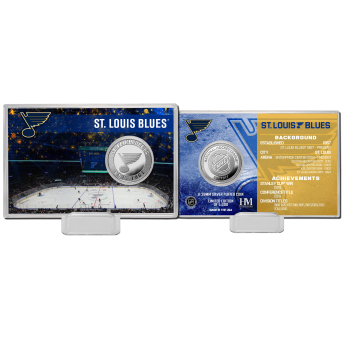 St. Louis Blues gyűjtői érmék History Silver Coin Card Limited Edition od 5000