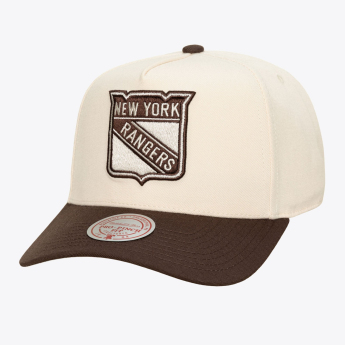 New York Rangers baseball sapka NHL Brown and Cream Pro Snapback