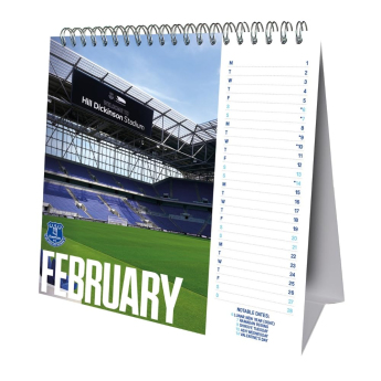 FC Everton asztali naptár 2027