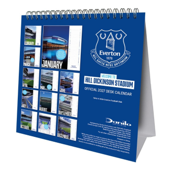 FC Everton asztali naptár 2027