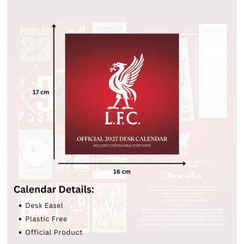 FC Liverpool asztali naptár 2027