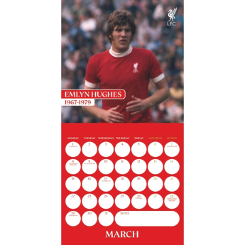 FC Liverpool naptár Legends Square 2027