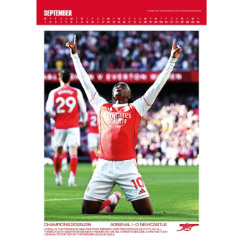 FC Arsenal naptár Deluxe 2027