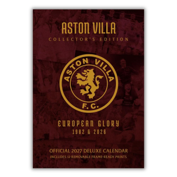 Aston Villa naptár Deluxe 2027