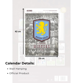 Aston Villa naptár Deluxe 2027