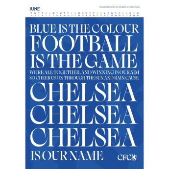 FC Chelsea naptár Deluxe 2027