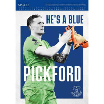 FC Everton naptár Deluxe 2027