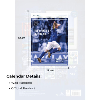 FC Everton naptár Deluxe 2027