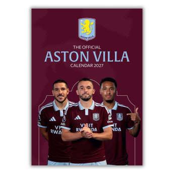 Aston Villa naptár A3 2027