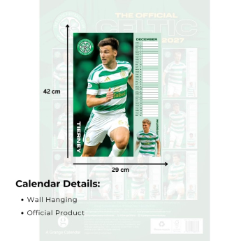 FC Celtic naptár A3 2027