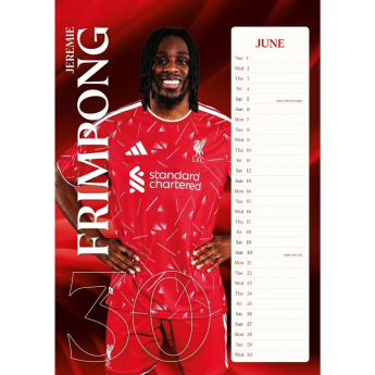FC Liverpool naptár A3 2027