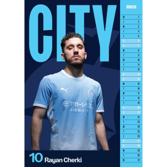 Manchester City naptár A3 2027