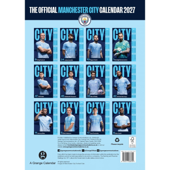 Manchester City naptár A3 2027