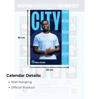 Manchester City naptár A3 2027