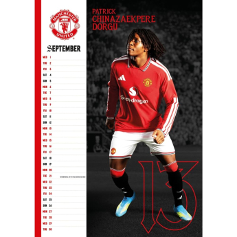 Manchester United naptár A3 2027