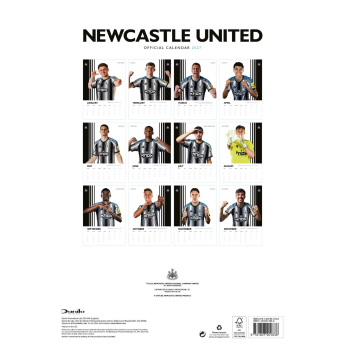 Newcastle United naptár A3 2027