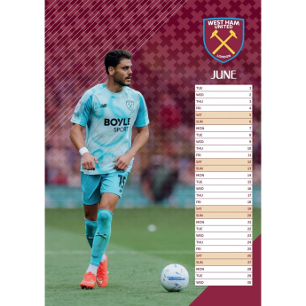 West Ham United naptár A3 2027