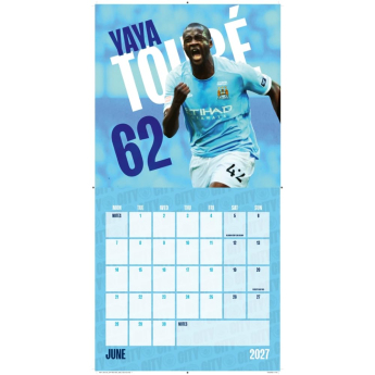 Manchester City ajándék doboz Calendar & Diary Musical 2027