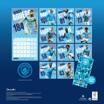 Manchester City ajándék doboz Calendar & Diary Musical 2027
