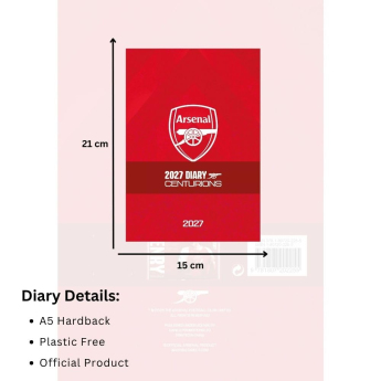 FC Arsenal A5 jegyzetfüzet 2027