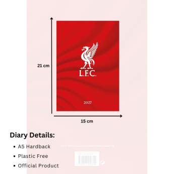 FC Liverpool A5 jegyzetfüzet 2027