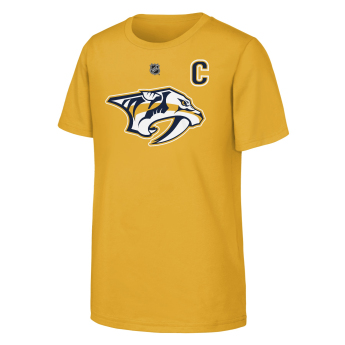 Nashville Predators gyerek póló Roman Josi #59 NHL Flat Captains Name & Number Short Sleeve Cotton