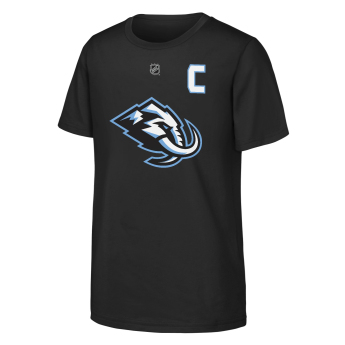 Utah Hockey Club gyerek póló Clayton Keller #9 NHL Flat Captains Name & Number Short Sleeve Cotton