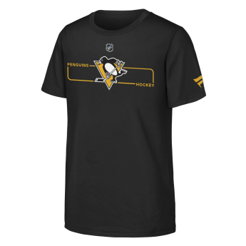 Pittsburgh Penguins gyerek póló NHL Authentic Pro Rink Short Sleeve Cotton