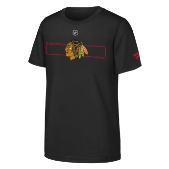 Chicago Blackhawks gyerek póló NHL Authentic Pro Rink Short Sleeve Cotton