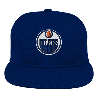 Edmonton Oilers gyerek flat siltes sapka Logo Flatbrim Snapback