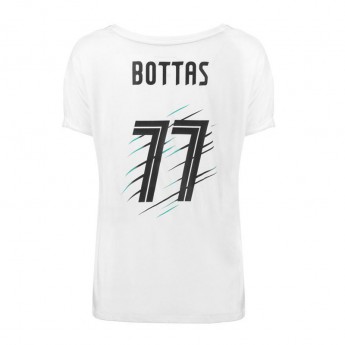 Mercedes AMG Petronas női póló Valtteri Bottas 77 white F1 Team 2018