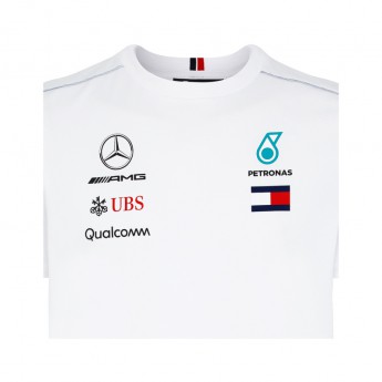 Mercedes AMG Petronas férfi póló white F1 Team 2018
