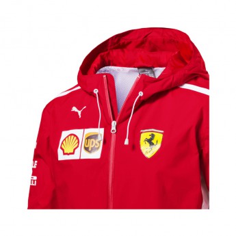 Ferrari férfi kapucnis kabát Rain red F1 Team 2018