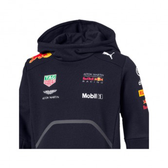 Red Bull Racing gyerek kapucnis pulóver Hoodie navy F1 Team 2018