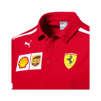 Puma Ferrari férfi galléros póló red F1 Team 2018