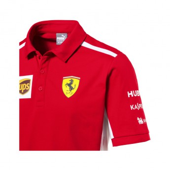 Puma Ferrari férfi galléros póló red F1 Team 2018