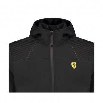 Ferrari férfi kapucnis kabát softshell SF black F1 Team 2018