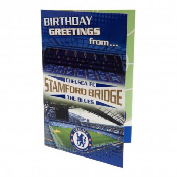 FC Chelsea születésnapi köszöntő Pop-Up Birthday Card