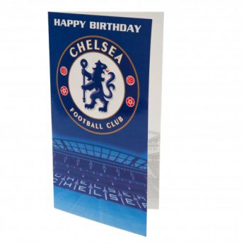 FC Chelsea születésnapi köszöntő Birthday Card