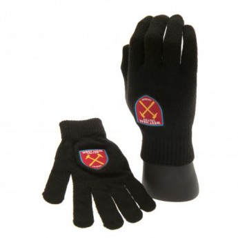 West Ham United gyerek kesztyű Knitted Gloves Junior