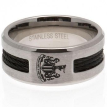 Newcastle United gyűrű Black Inlay Medium