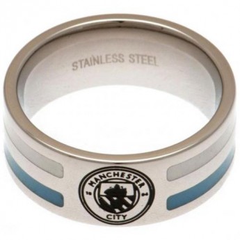 Manchester City gyűrű Colour Stripe Ring Large