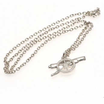 FC Arsenal nyaklánc medállal Silver Plated Pendant & Chain GN
