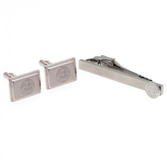 FC Celtic nyakkendő tű és mandzsettagomb szett Tie Slide & Cufflink Set