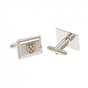 West Ham United mandzsettagomb Silver Plated Cufflinks