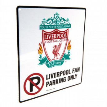 FC Liverpool fali tábla No Parking Sign