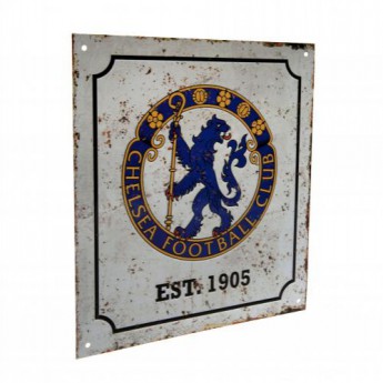 FC Chelsea fali tábla Retro Logo Sign