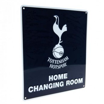 Tottenham fém tábla Home Changing Room Sign